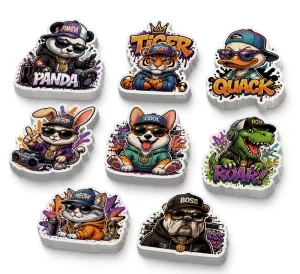 Custom Printing Die Cut Vinyl Sticker Waterproof PVC Vinyl Custom Stickers Promotion Gift Design UV Proof Die Cut Sticker