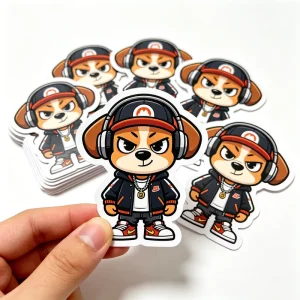 Custom Printing Hat Label Sticker Bucket Labels Umbrella Stickers for Sunscreen Outdoor Products