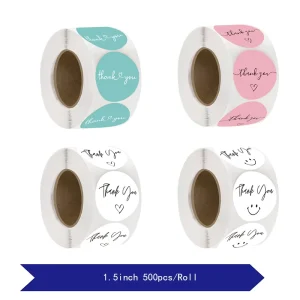 Custom Printing Label Waterproof Vinyl Adhesive Sticker Matte Roll Product Label Logo Stickers