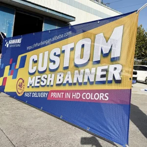 Custom Printing Large Size Mesh Fabric Banner Outdoor Advertising