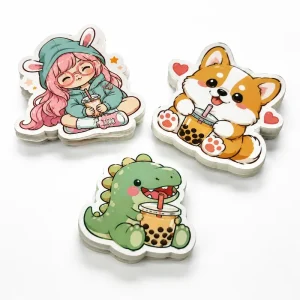 Custom Printing PVC Weatherproof Die Cut Logo Label Self-Adhesive Stickers UV Resist Vinyl Waterproof Durable Sticker