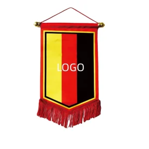 Custom Printing Promotion Hanging Flag Pennant Custom Hanging Pennant Flag