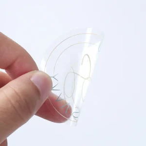 Custom Printing Transparent Label Sticker 50×50 Vinyl Inkjet Sticker PVC Sheet Transparent Stickers Label