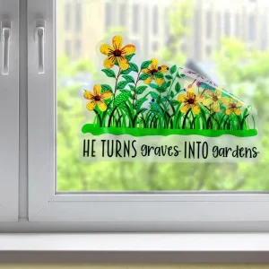 Custom Printing Waterproof Electrostatic Decorative Window Glass Mirror Static Cling Decal Sticker