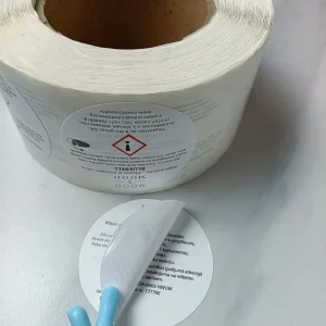 Custom Private Label Vinyl Adhesive Sticker Labels Multi Layer Waterproof Packaging for Chemical Industry Verified Industrial