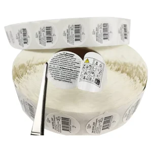 Custom Private Logo Vinyl Adhesive Sticker Labels Multi Layer Specifications Waterproof Packaging Verified Private Label