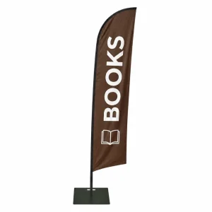 Custom Promotional Blade Banner with Pole Durable Outdoor Display