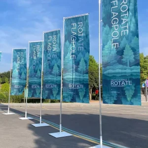 Custom Quality Nobori Flags Banners With Flagpole And Water Base Factory Sale