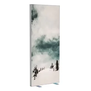 Custom Rectangle Indoor Foldable Aluminum Frame Advertising Tension Fabric Led Light Box with Weatherproof for Booth