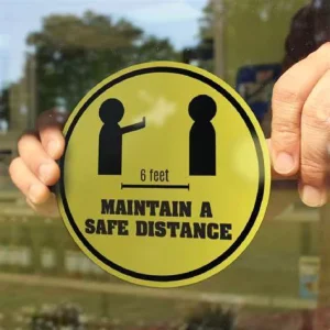 Custom Removable No Glue Double-Sided UV Printed Eco-Friendly Static Cling Waterproof PVC Window Decals