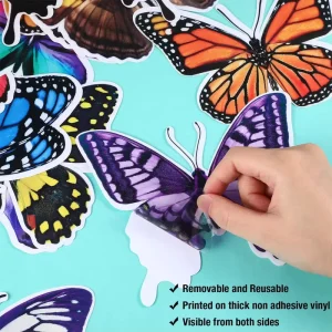 Custom Removable No Glue Static Cling Glass Window Vinyl Stickers