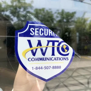 Custom Removable Static Cling Sticker Transparent Electrostatic Double Side Label Printing for Glass Window Static Cling Decals