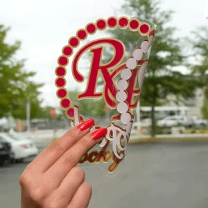 Custom Removable Static Cling Sticker Transparent Electrostatic Double Side Label Printing for Glassy Window Static Cling Decals