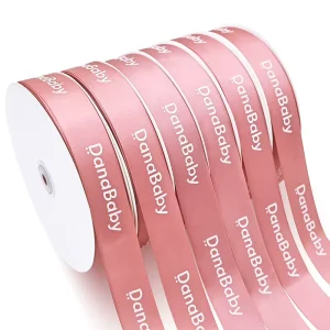 Custom Ribbon Sample Service Personalized Ribbon Printing for Wedding Fashion Accessories Custom Width Length