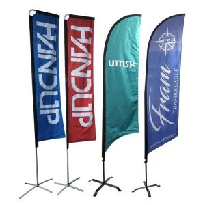 Custom Roadside Advertising Sail Flag Custom Printed Advertising Bali Bow Sail Custom Printing Dye Sublimation Flying Banners