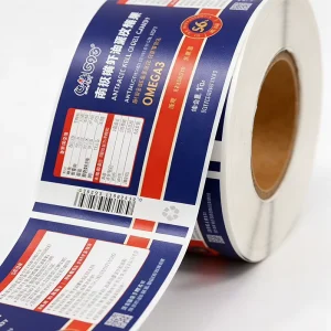 Custom Roll Waterproof Spot UV Label Anti UV Self adhesive Packaging Label