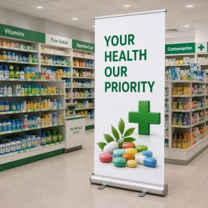 Custom Roll up Advertising Banner Display for Events Exhibitions and Brand Promotion