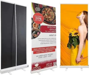 Custom Roll up Banner Advertising Display Retractable Pop up Banner Pull up Banner Stand