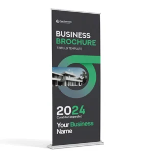 Custom Roll up Banner Portable Vinyl Banner with Carry Case Ideal for Trade Exhibitions and Event Promotions