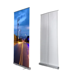 Custom Roll up Display Banner 80*200cm Aluminum Alloy Frame Portable Pull up Banner for Trade Show Advertising Banner