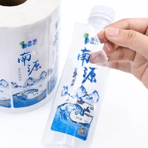Custom Rolls of Self Adhesive Transparent PVC Stickers Hot Stamping Wine & Food Labels Bottle Label Printing for Packaging
