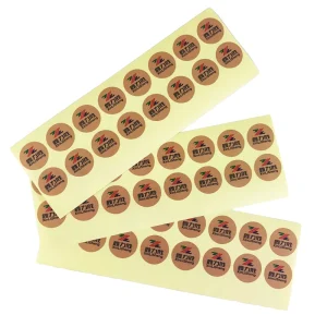 Custom Round Logo Waterproof Vinyl Self-adhesive Label-XLS Brand