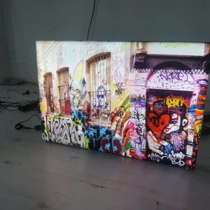Custom SEG LED Backlit Light Box Display System Silicone Edge Fabric Lightbox