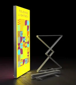 Custom SEG LED Light Box Folding Lightbox for Tradeshow Backdrop Retail Use Shopping Mall Advertising LED Box