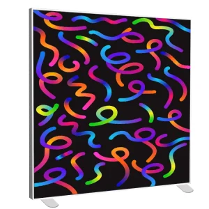 Custom SEG LED Light Box Portable Aluminum Frame Backlit Display Reusable Display Stand for Exhibition and Events