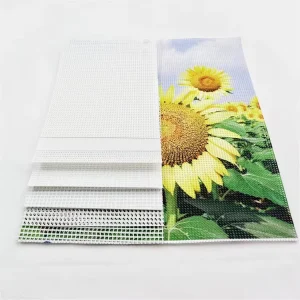 Custom Screen Printing Industrial Fabric Waterproof PVC Laminated Heavyweight Polyester Mesh Banner Rolls Outdoor