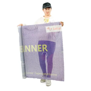 Custom See Through PVC Mesh Long Event Banner Advertising Perforated Fence Large Banner Promotion Display Outdoor Signs