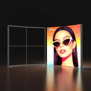 Custom Seg Lightbox Banners Backlit Fabric Light Boxes Booth Exhibits Display for Trade Show