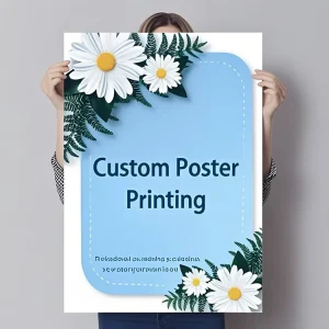 Custom Self Adhesive Digital Printing Poster Glossy or Matte Laminated for Effective Advertising Promotion