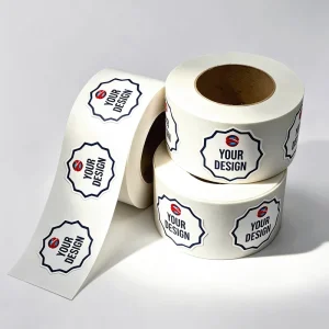 Custom Self-Adhesive Eco-Friendly Durable Vinyl Stickers Scratch-Off Waterproof Logo Sticker Printing Roll Labels