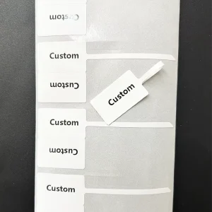 Custom Self Adhesive Jewelry Labels Printing Ring Jewellery Price Tag Barcode Stickers Thermal Label Waterproof for Jewellery