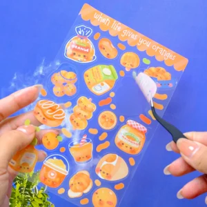Custom Self Adhesive Stickers A4 A5 A6 Vinyl Sticker Sheets Kiss Cut Planner Matte Finish