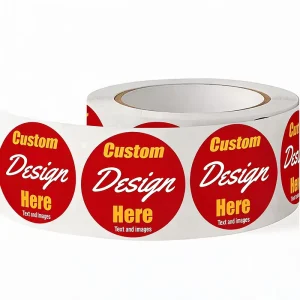 Custom Self Adhesive Vinyl Waterproof Sticker Printing Roll Promotional Stickers logo Sticker Packaging Labels