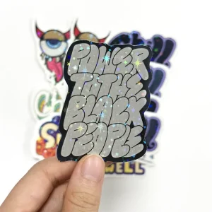 Custom Self Adhesive Waterproof Vinyl Die Cut Stickers Bright Effect Cute Cartoon Design Industrial Use Stickers