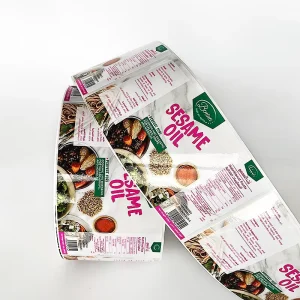 Custom Self adhesive Labels Customized Printed Stickers for Food Packaging