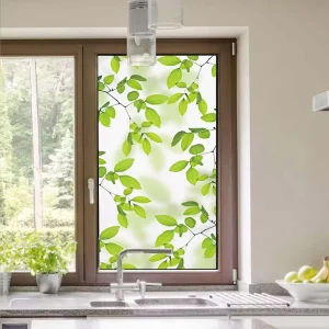 Custom Self adhesive PVC Printable Static Cling Glass Window Film Removable Matte Vinyl Stickers Frosted Home Decals Poster