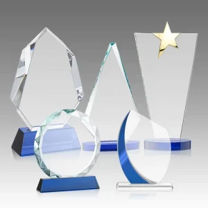 Custom Shape Blank K9 Glass Trophy Crystal Award Crystal Glass Awards Trophies