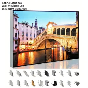 Custom Shape LED Light Box for Trade Show Booths Brand Marketing