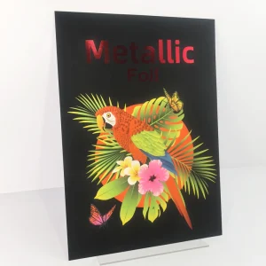 Custom Shiny Metallic Red Foil Art Prints Advertising Print on Demand Paper Poster Anime Promotion Gift Branding Display Arts