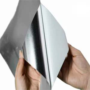 Custom Shiny Silver Blank Printed PET Adhesive Film Stickers Sheets Used for Electronic Products
