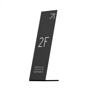 Custom Sign for Business Durable L Shaped Advertising Board Way Finding Sign Mobile Advertising Board Custom Sign for Business