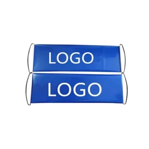 Custom Single Sided Roll up Banner Kakemono Retractable Advertisement Tools Handheld Scrolling Banner Flag