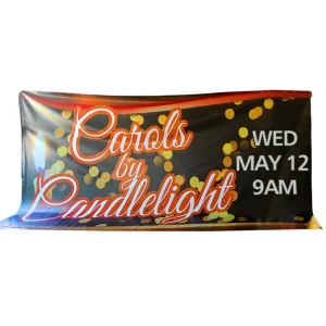 Custom Size Advertising Banner With Logo Outdoor Full Color Printed Mesh Polyester Banner