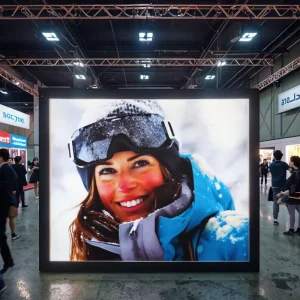 Custom Size Aluminum Frame Advertising Tension Fabric LED Light Box Stand