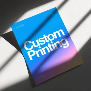 Custom Size Art Paper Poster Printing Service Digital Vinyl and Canvas Advertising Wall Poster for Decoration