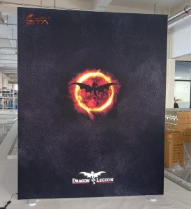 Custom Size Factory Directly Double Sided Backlit Fabric Frameless Light Box for Fabric Tensioning Frame
